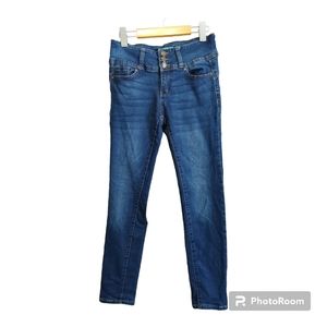 WAX JEAN Butt I Love You Dark Wash Jeans Size 7